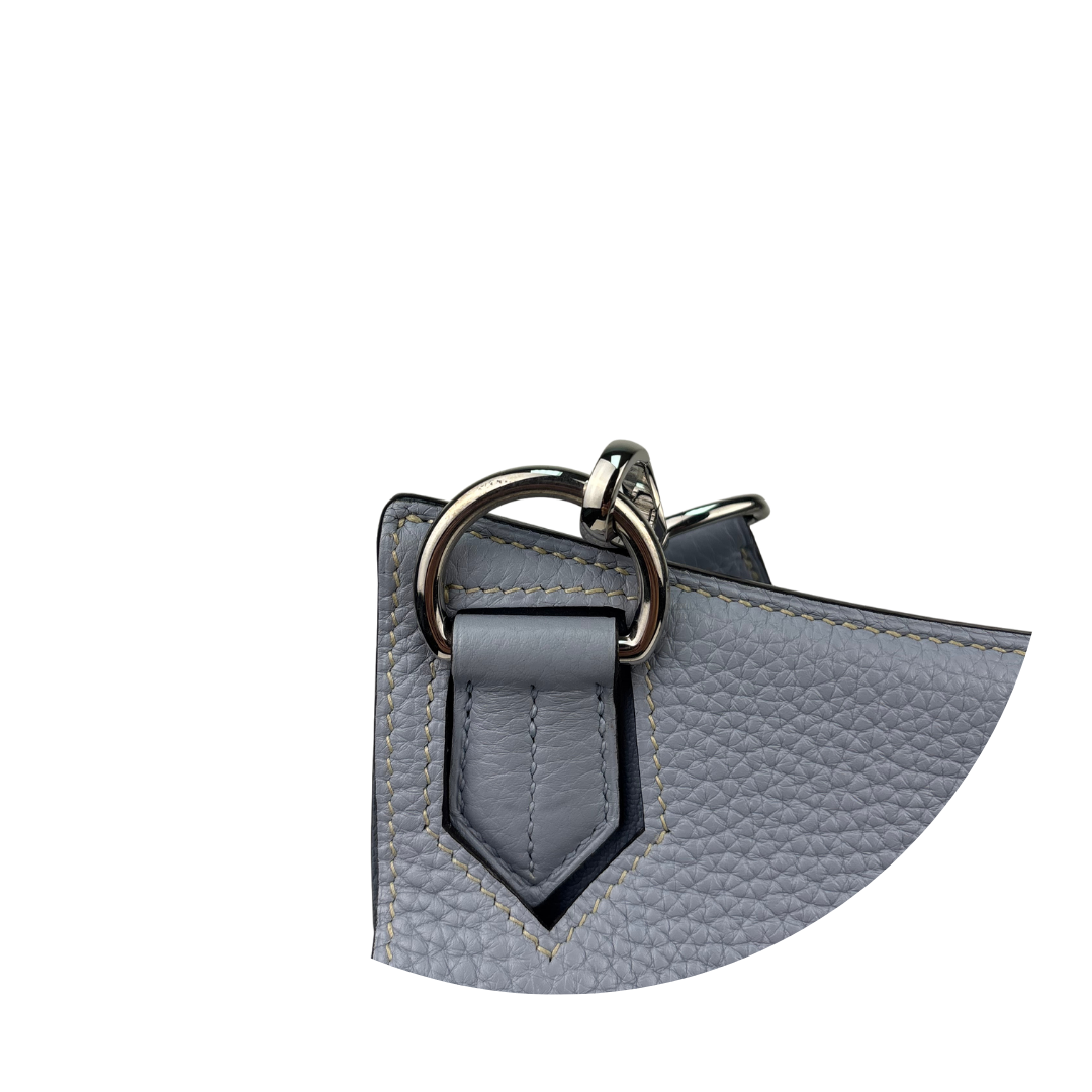 Hermès Clemence Jypsière 34 Bleu Lin