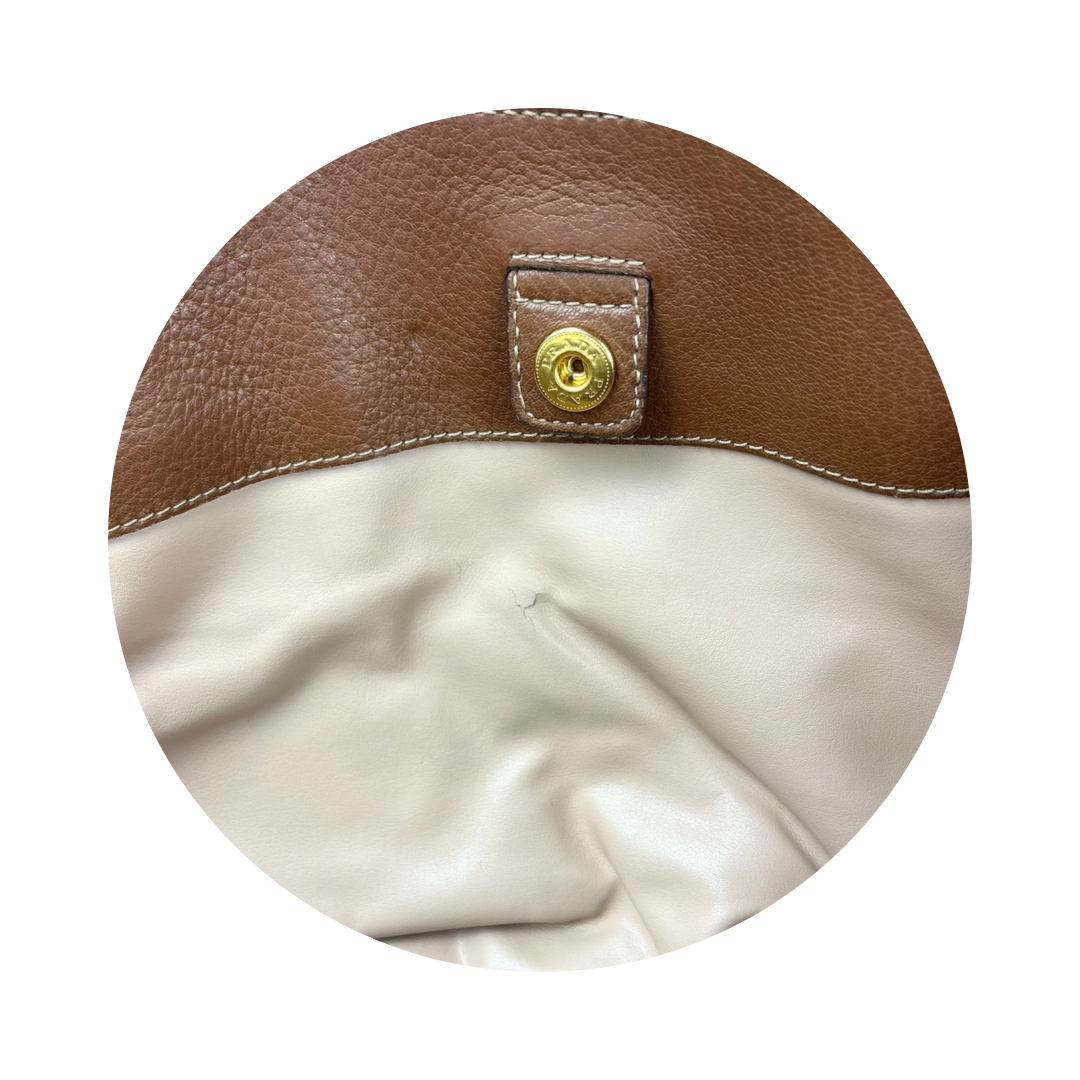 Prada Cervo Double Zip Tote
