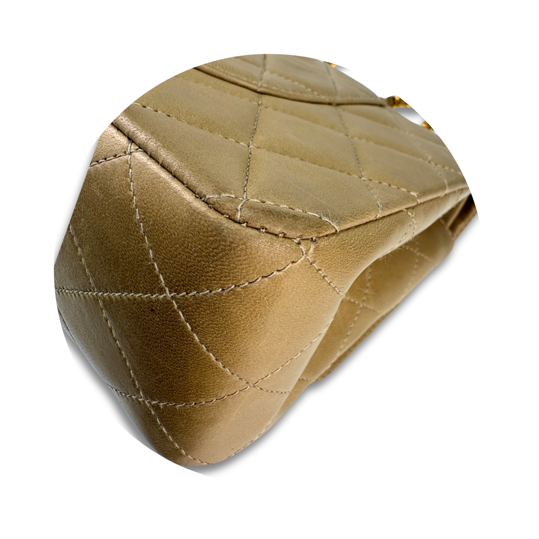 Chanel Classic Khaki Medium Double Flap
