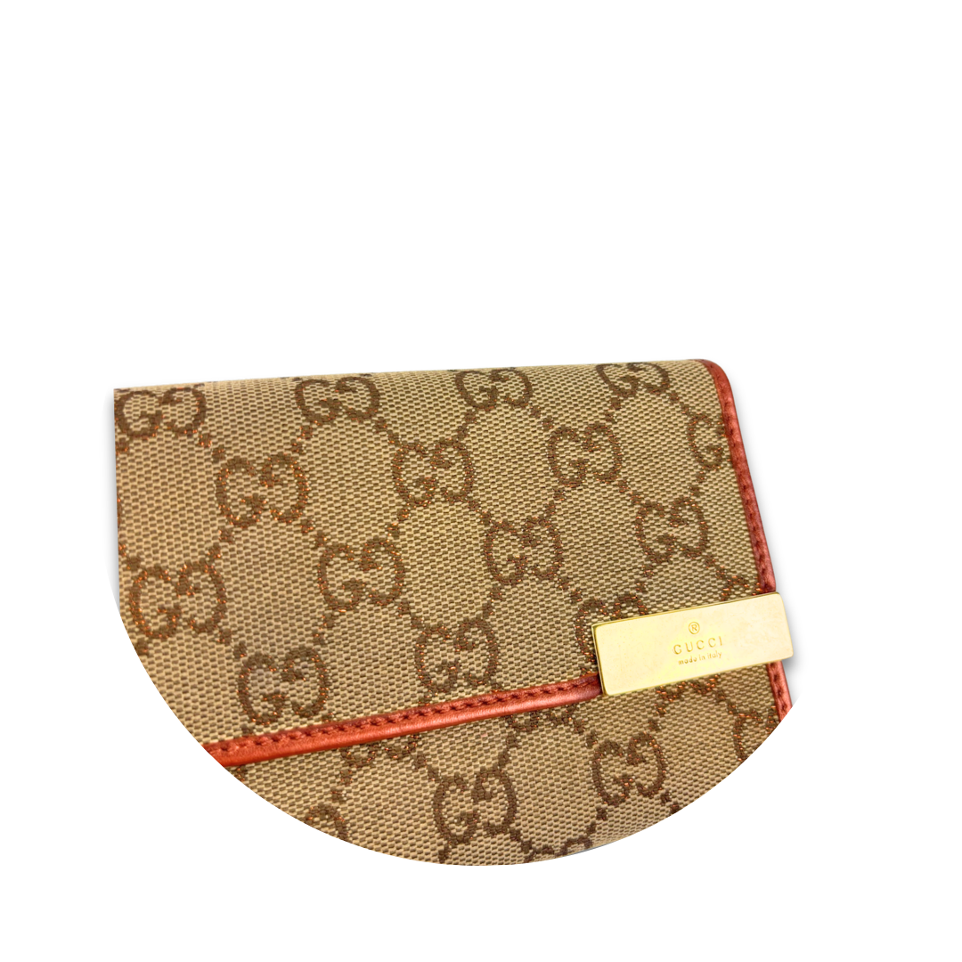 Gucci GG Canvas Continental Wallet