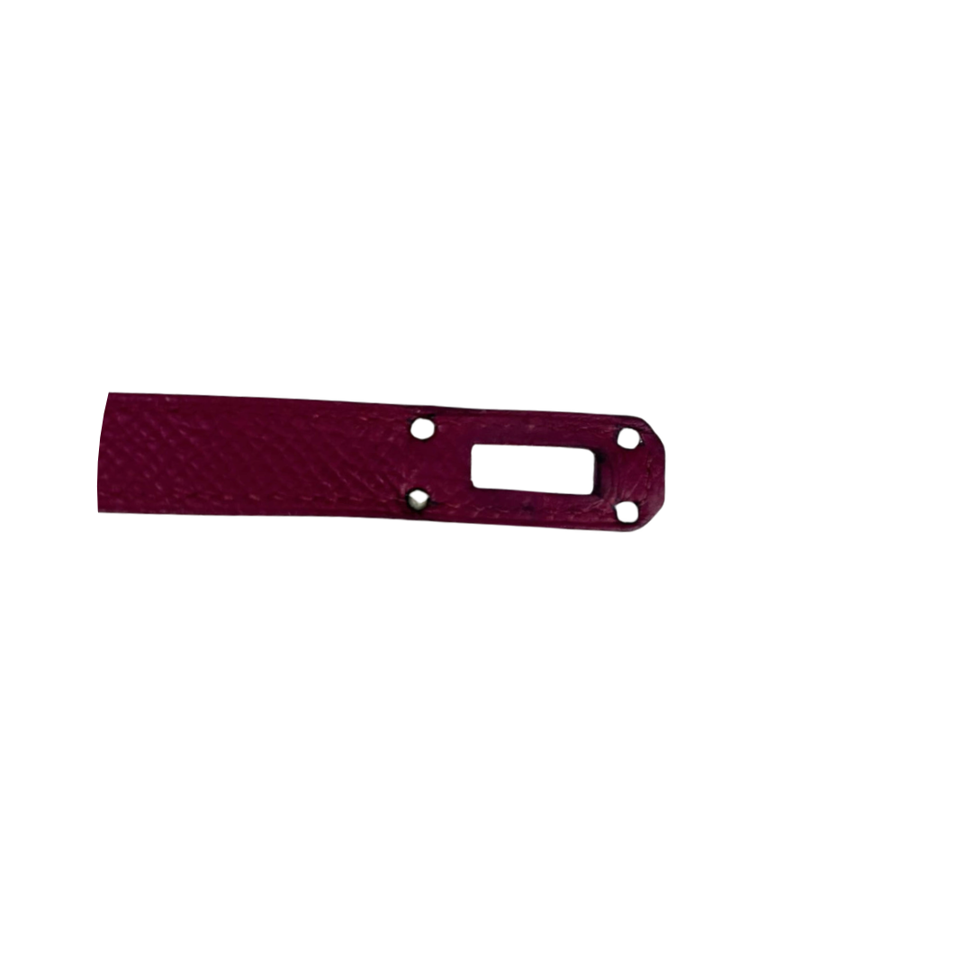 Hermes Rose Pourpre Epsom Kelly Long Wallet
