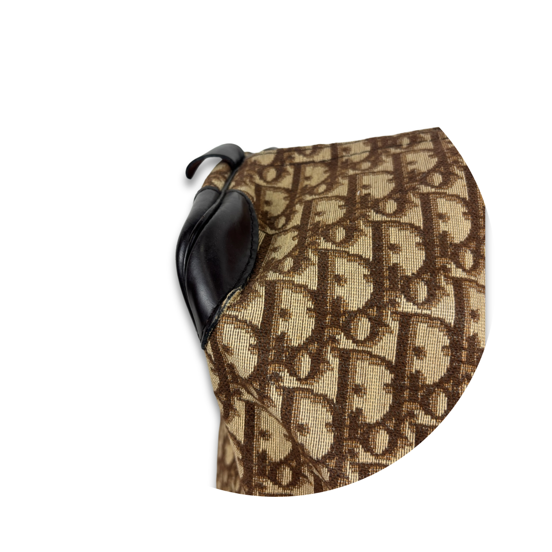 Dior Brown Canvas Trotter Duffle 40