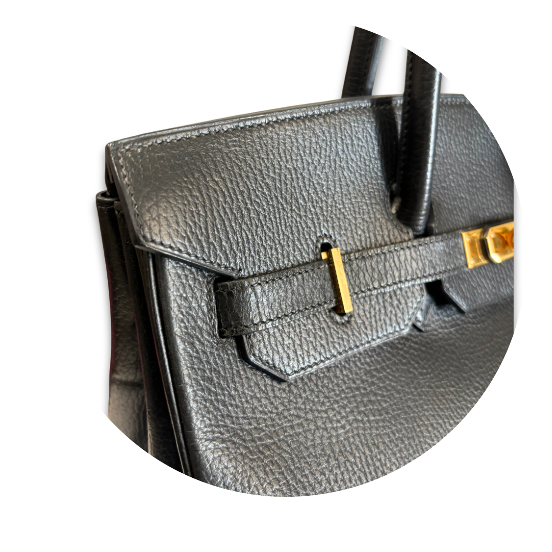 Hermès Ardennes Birkin 35 Noir
