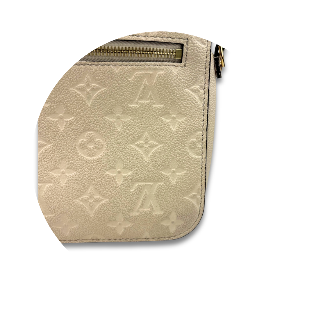 Louis Vuitton Cream Empreinte Pochette Métis
