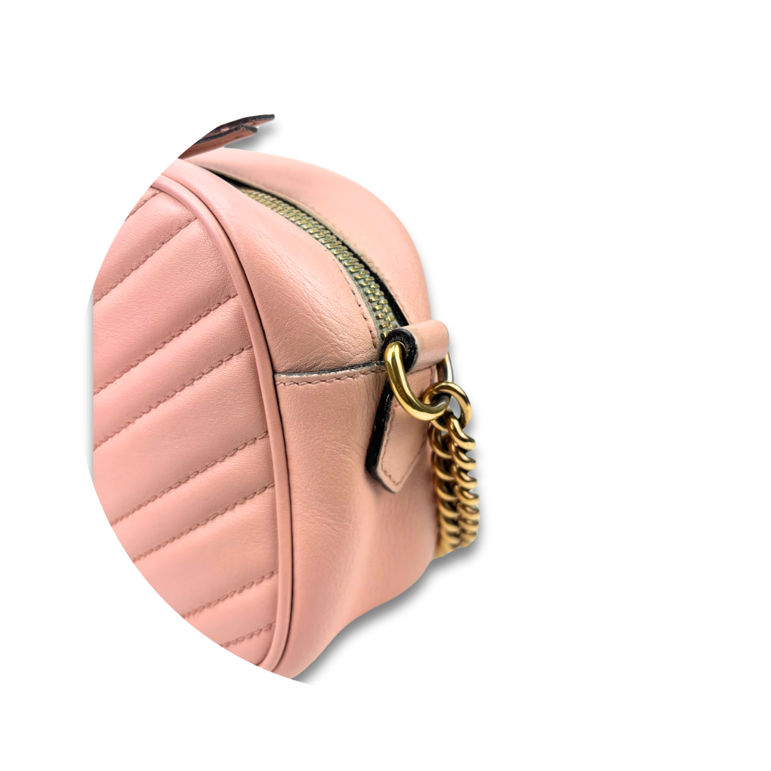Gucci Pink Marmont Camera Bag
