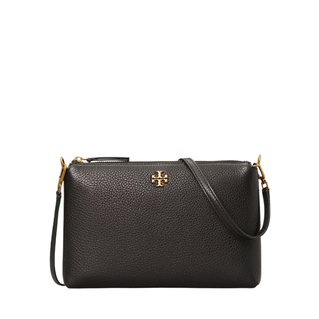 Tory Burch Mercer Pebbled Zip Crossbody Bag