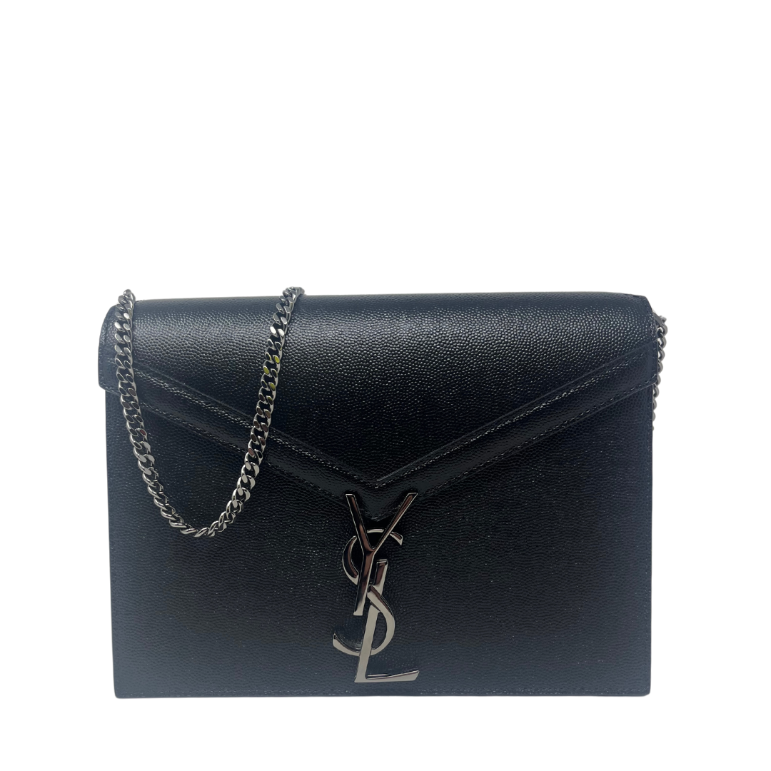 YSL Grain de Poudre Medium Cassandra Shoulder Bag Lola Saratoga