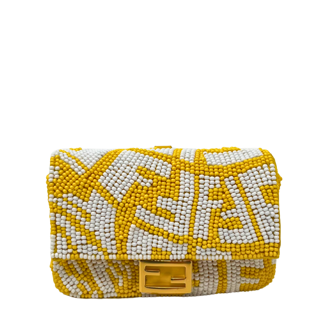 Fendi beaded nano baguette Clearance