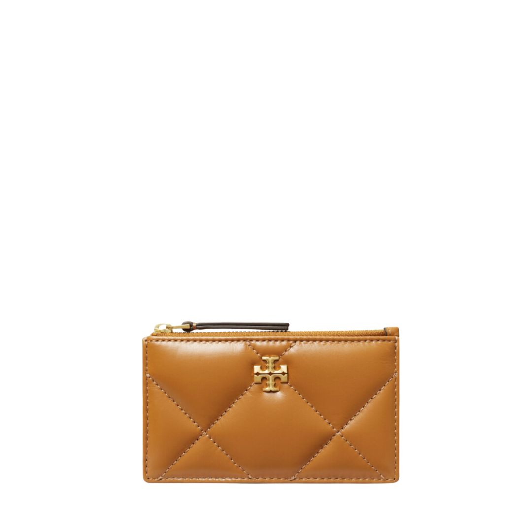 Tory Burch Kira Diamond Quilt Zip Card Case | Lola Saratoga