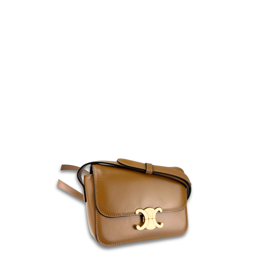 Celine Bronze Nano Triomphe Bag