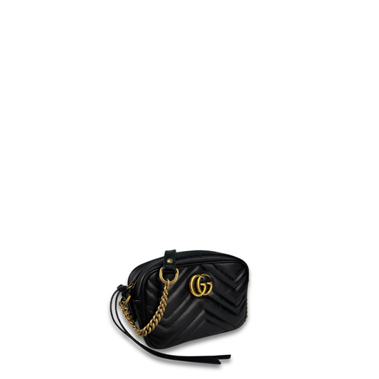 Gucci Black Marmont Mini Camera Bag