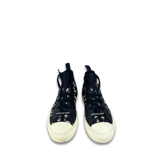 Dior Oblique Sock High Top Sneakers - Size 37