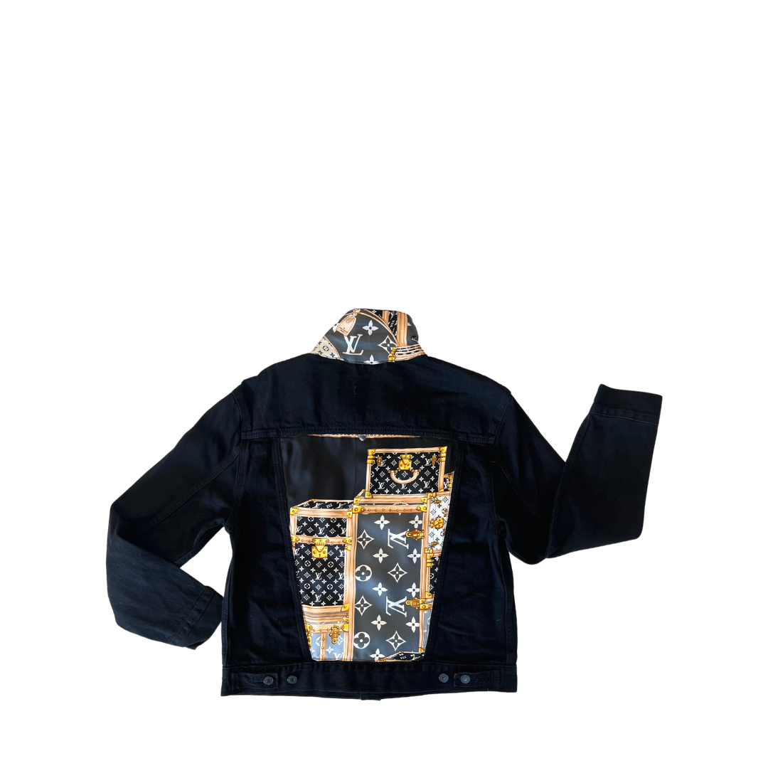 Monogram Hooded Denim Jacket