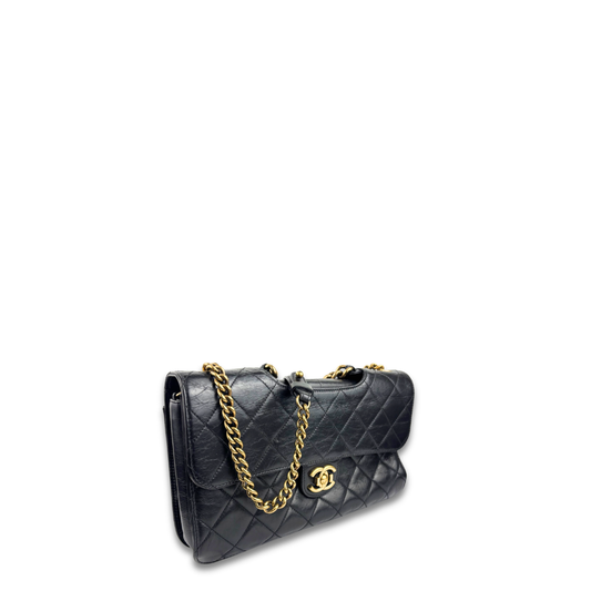 Chanel Large Black Perfect Edge Flap Bag