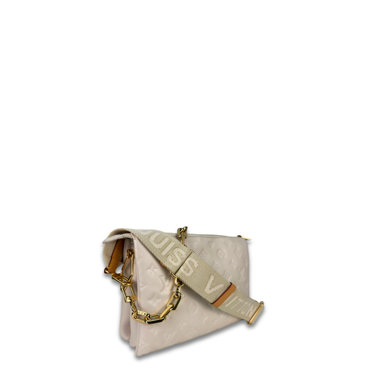 Louis Vuitton Cream Coussin PM