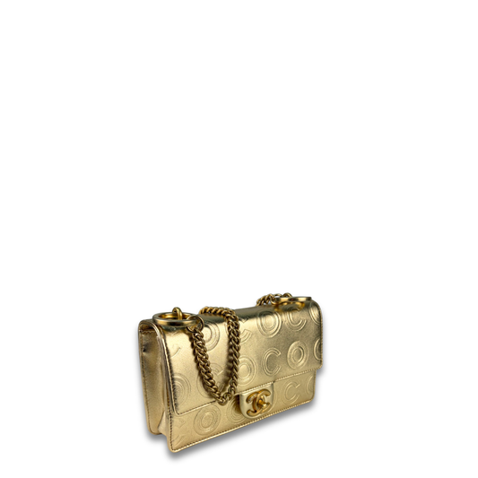 Chanel Metallic Cocallover Small Flap Bag