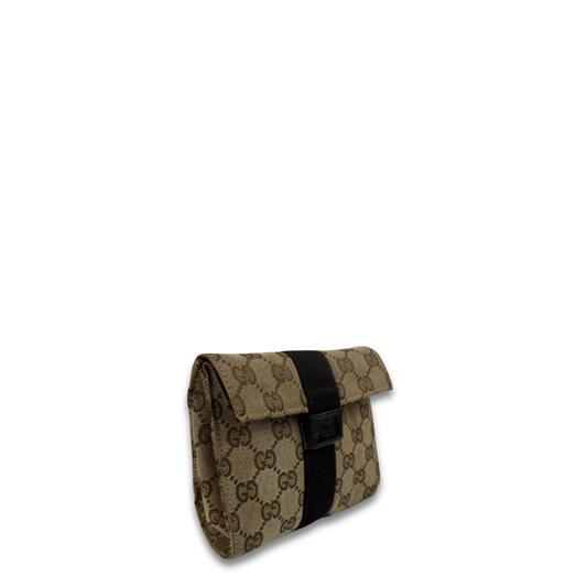 Gucci GG Canvas Fold-Over Pouch