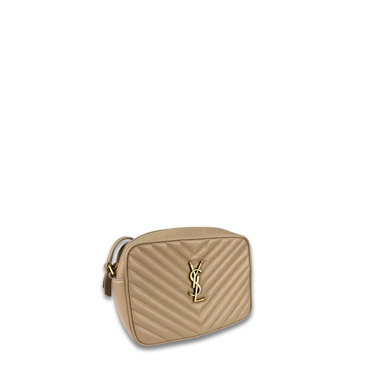 YSL Lou Beige Camera Bag