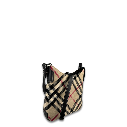 Burberry Checked Wool Crossbody