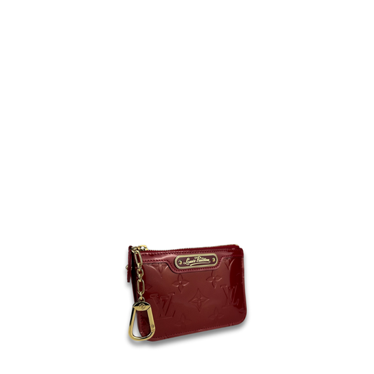 Louis Vuitton Red Vernis Key Pouch