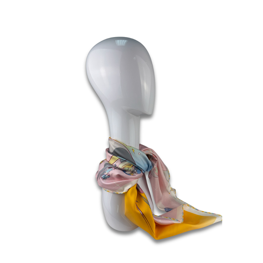 Hermès 'Space Derby' Silk Scarf 90