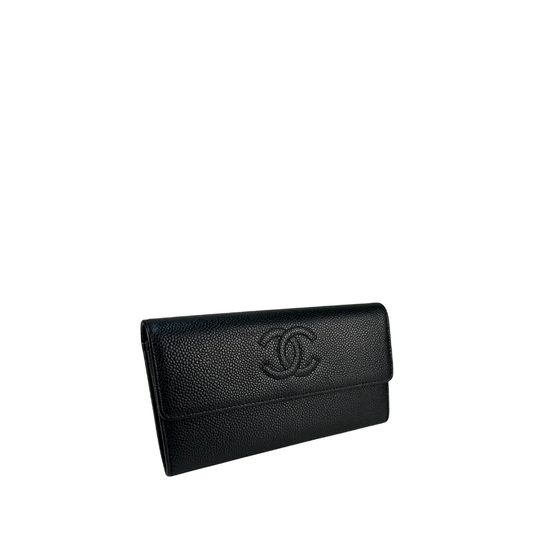 Chanel Timeless Caviar Snap Wallet