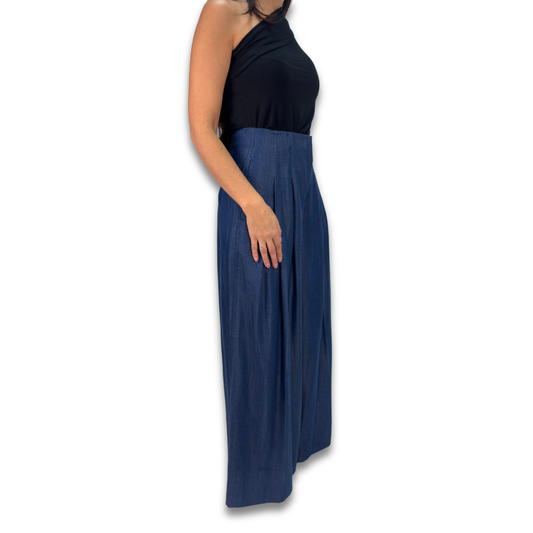 TWP Wide Leg Denim Trousers - Size 2