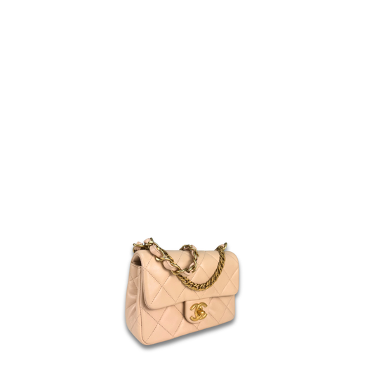 Chanel Blush Pink Mini Single Flap