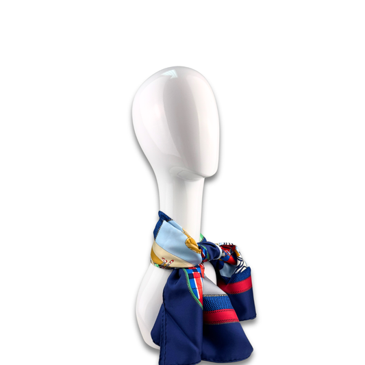 Hermès 'L'Elegance et le Confort en Automobile' Silk Scarf 90
