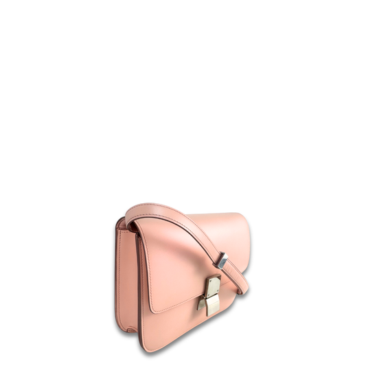 Celine Light Pink Small Calfskin Box Bag