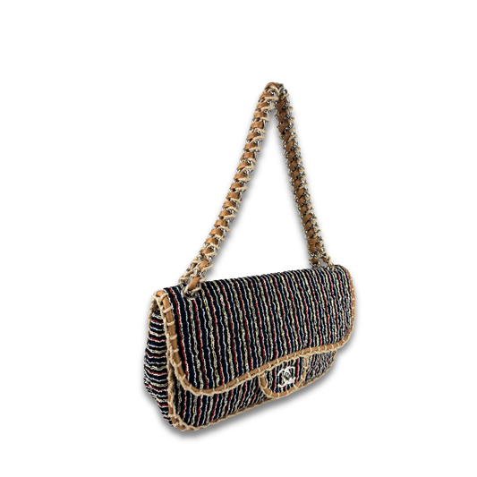 Chanel St. Tropez Multicolor Tweed Flap Bag