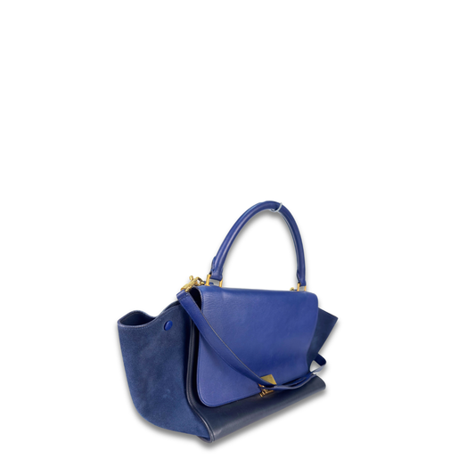 Celine Large Navy Trapeze Bag