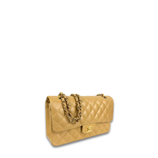 Chanel Classic Beige Medium Double Flap