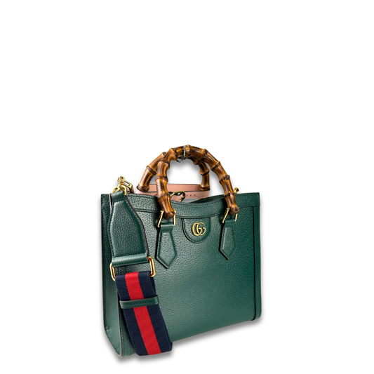 Gucci Green Small Diana Tote Bag
