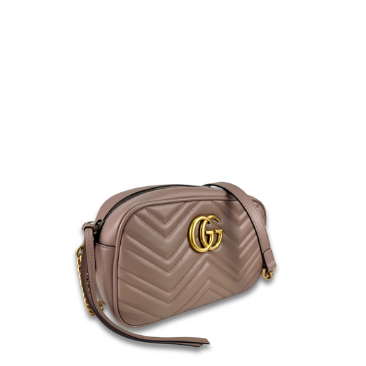 Gucci Dusty Rose Marmont Small Camera Bag