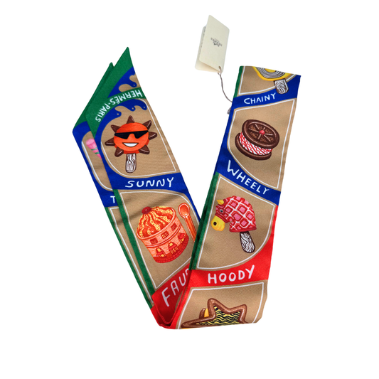 Hermès Funny Ice Cream Silk Twilly