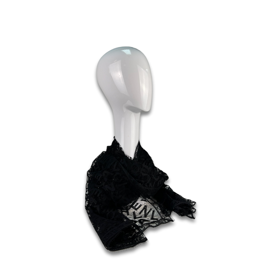 Chanel Logo Lace Shawl