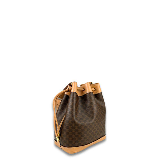 Celine Vintage Drawstring Bucket Bag