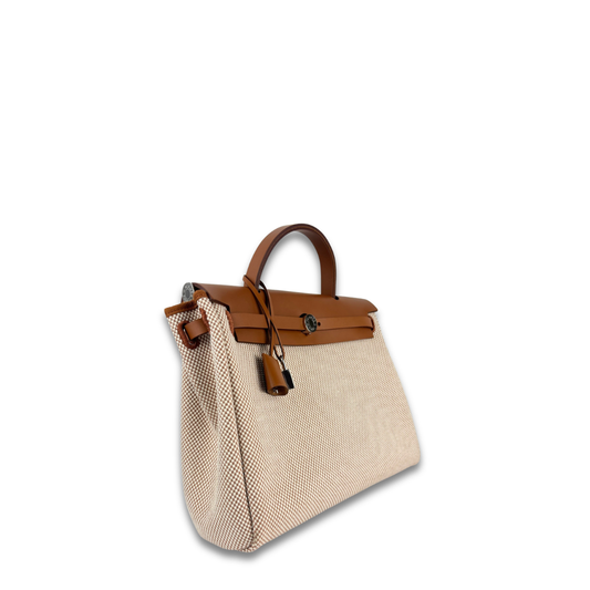 Hermès Toile Canvas Herbag Zip 31