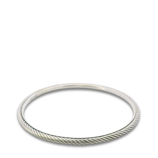 Dvid Yurman Sterling Silver Sculpted Bangle