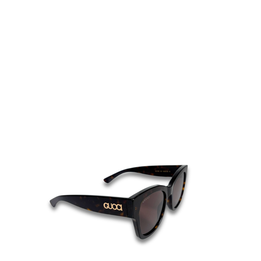 Gucci Square Tortoiseshell Sunglasses