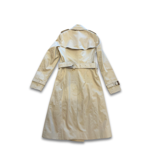 Burberry Chelsea Long Trench Coat- Size 4