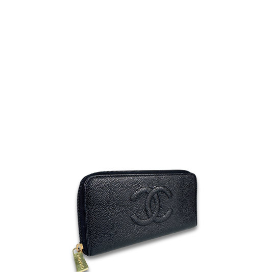 Chanel Caviar Zipper Wallet