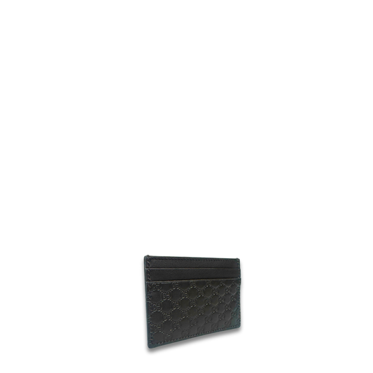 Gucci Brown Microguccissima Card Case