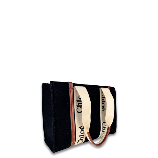 Chloe Medium Felt Woody Tote