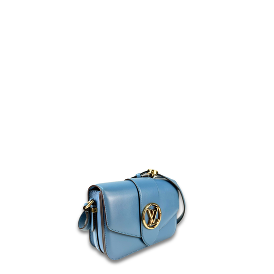 Louis Vuitton Blue Pont 9 Flap Bag