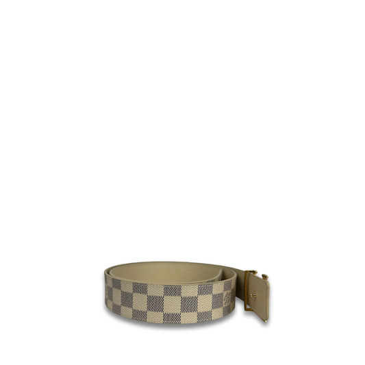 Louis Vuitton Damier Azur LV Initiales 40mm Reversible Belt - Size 100