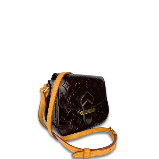 Louis Vuitton Amarante Vernis Bellflower GM