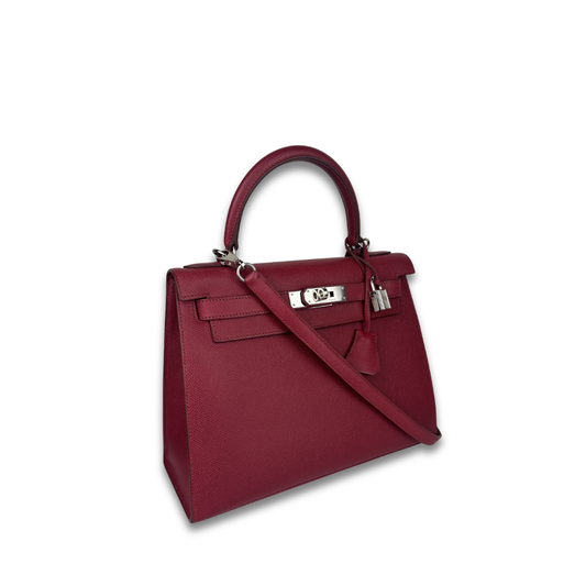 Hermès Epsom Kelly 28 Rubis