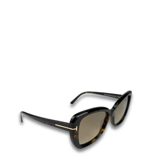 Tom Ford Tortoiseshell Butterfly Sunglasses